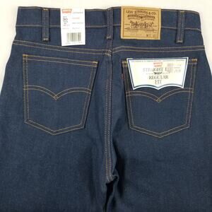 Vintage Levi's 509 Jeans Men’s 30x32 Blue Straight Leg Orange Tab USA Made 1987